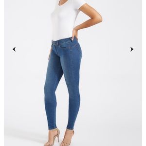 Extra tall Power stretch skinny jeans 35” inseam